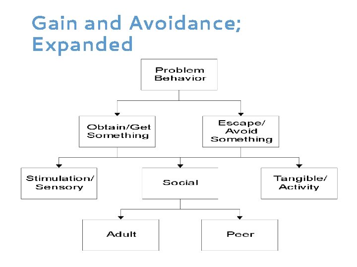 Gain and Avoidance; Expanded 