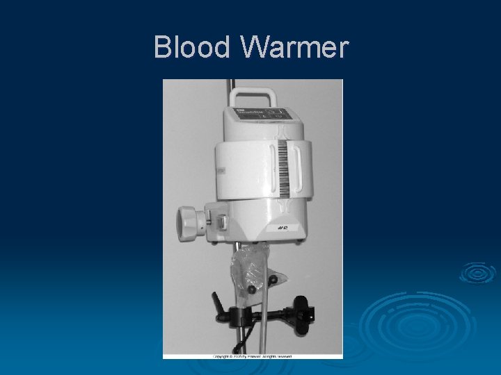 Blood Warmer 