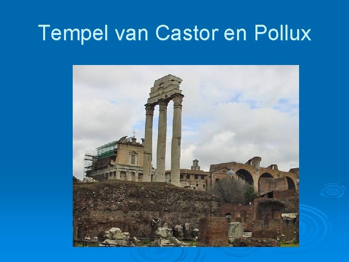 Tempel van Castor en Pollux 