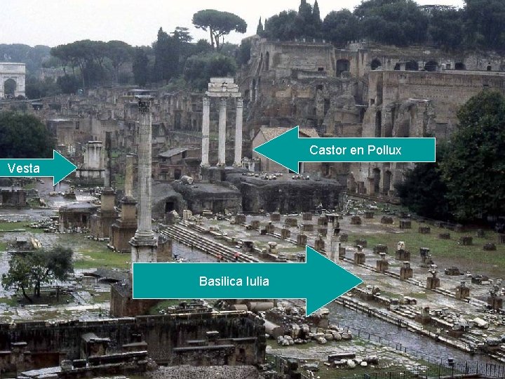 Castor en Pollux Vesta Basilica Iulia 