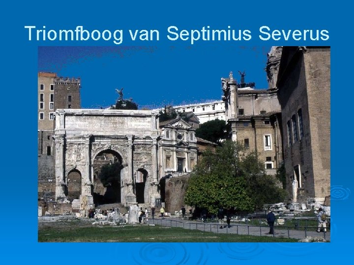 Triomfboog van Septimius Severus 