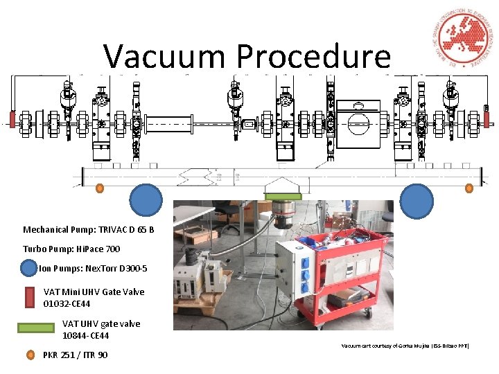 Vacuum Procedure Mechanical Pump: TRIVAC D 65 B Turbo Pump: Hi. Pace 700 Ion