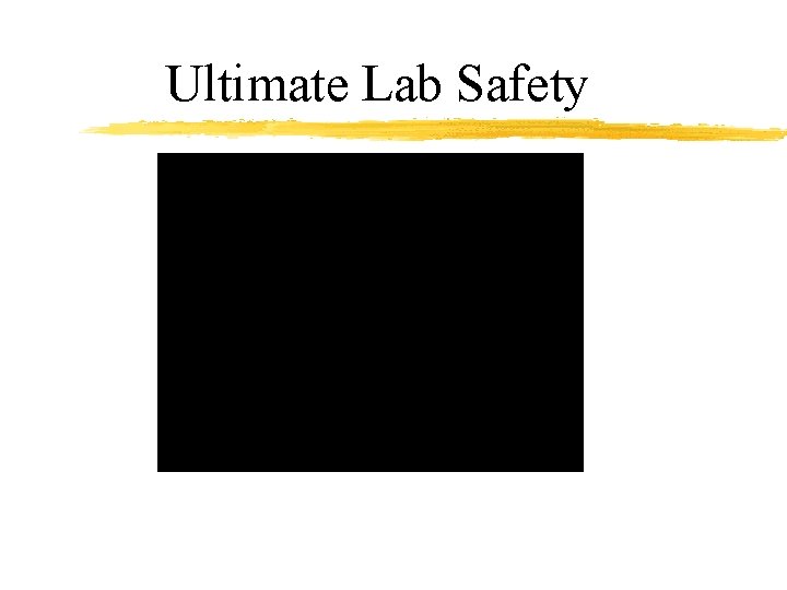 Ultimate Lab Safety 