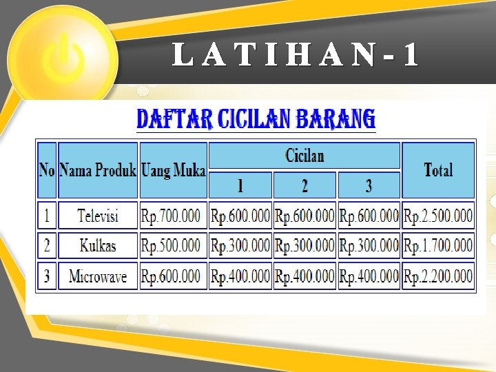 LATIHAN-1 