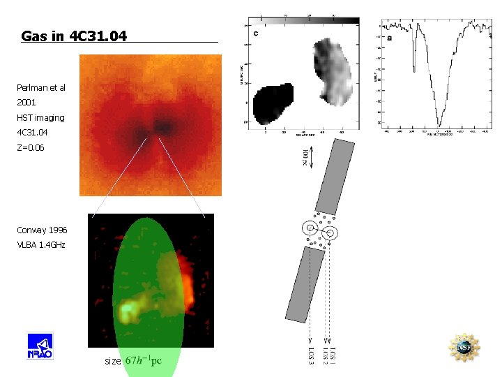 Gas in 4 C 31. 04 Perlman et al 2001 HST imaging 4 C