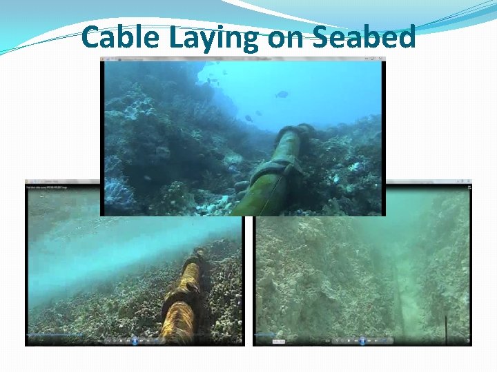 Cable Laying on Seabed 
