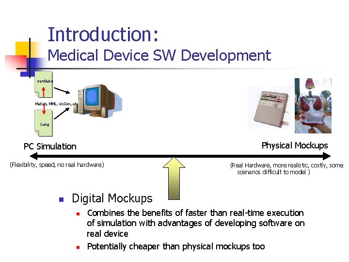 Introduction: Medical Device SW Development Ventilator Matlab, MML, Vis. Sim, etc Lung Physical Mockups