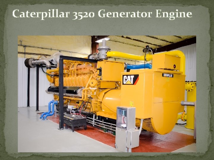 Caterpillar 3520 Generator Engine 