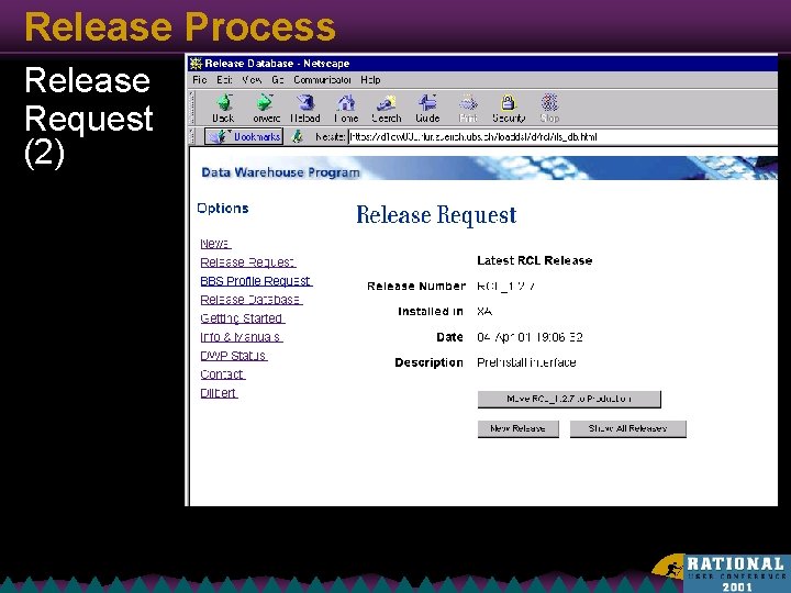 Release Process Release Request (2) 