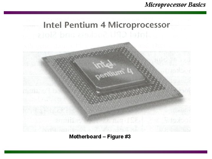 Microprocessor Basics Motherboard – Figure #3 Microprocessor Basics Motherboard – Figure #3
