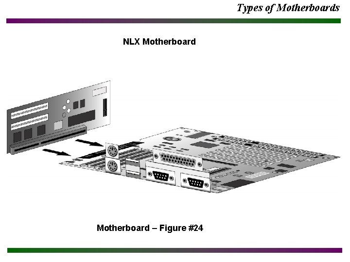 Types of Motherboards NLX Motherboard – Figure #24 Types of Motherboards NLX Motherboard – Figure #24