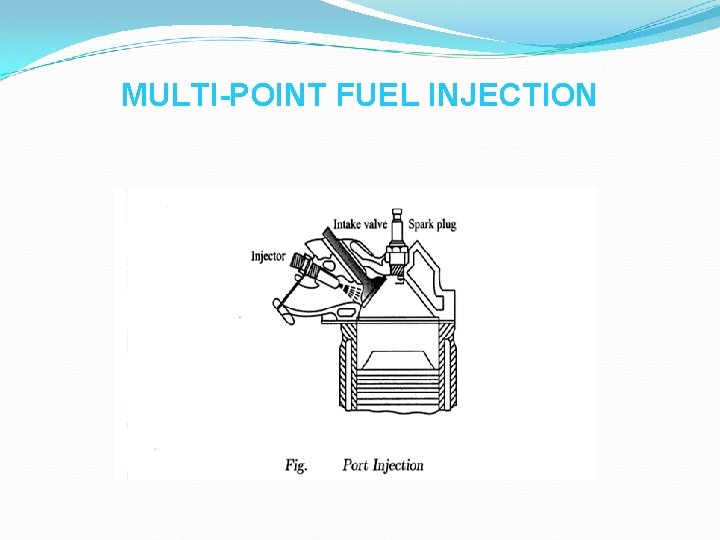 MULTI-POINT FUEL INJECTION 