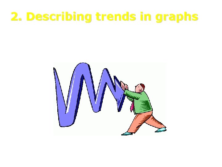2. Describing trends in graphs 2. Describing trends in graphs