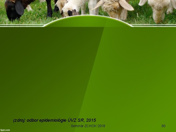 (zdroj: odbor epidemiológie ÚVZ SR, 2015 Seminár ZCHOK 2018 80 