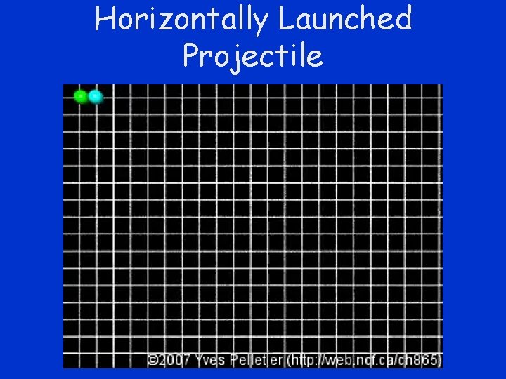 Horizontally Launched Projectile 