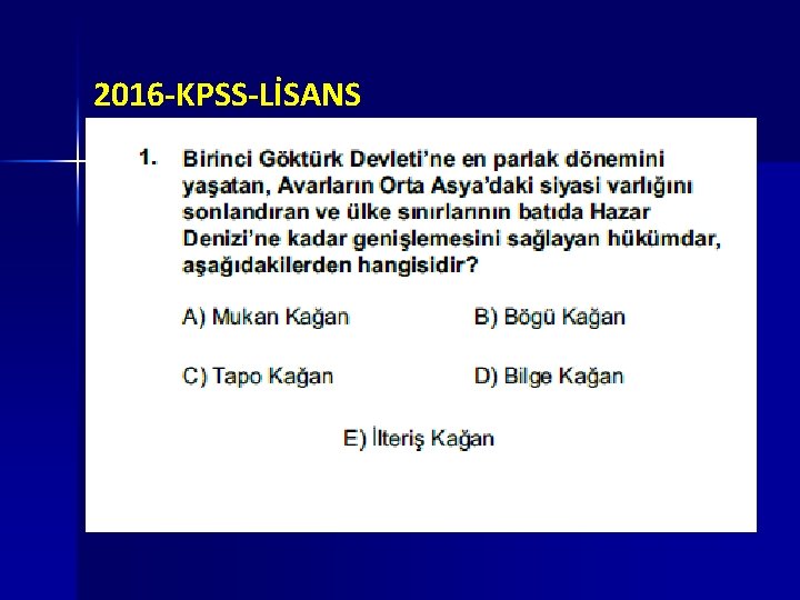 2016 -KPSS-LİSANS 