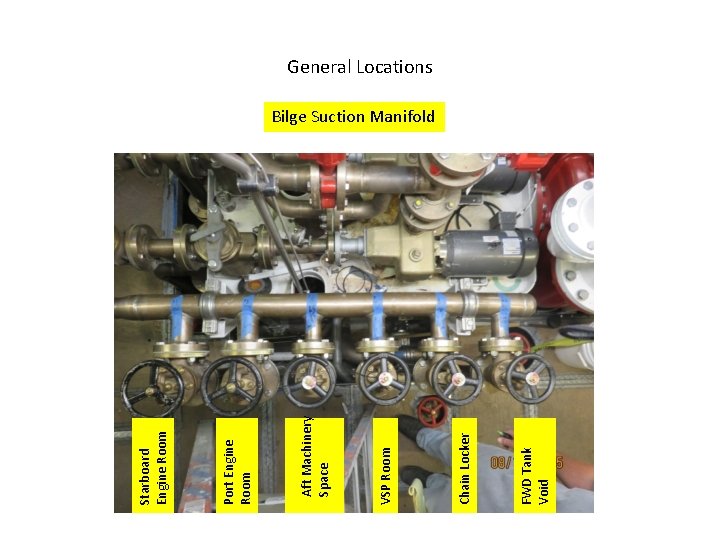 FWD Tank Void Chain Locker VSP Room Aft Machinery Space Port Engine Room Starboard