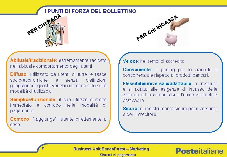 PE R I PUNTI DI FORZA DEL BOLLETTINO A G PA I CH R