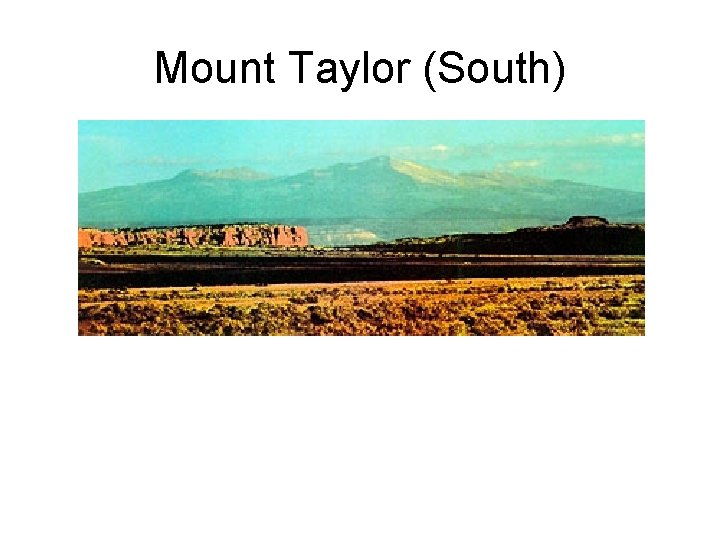 Mount Taylor (South) 