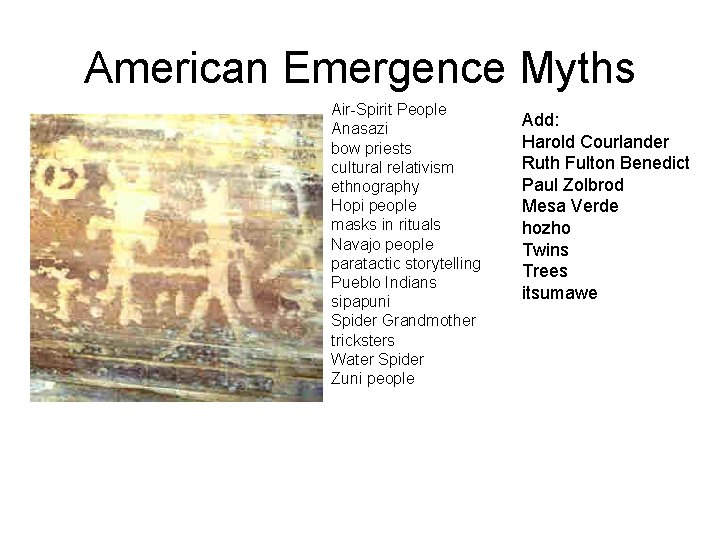 American Emergence Myths Air-Spirit People Anasazi bow priests cultural relativism ethnography Hopi people masks