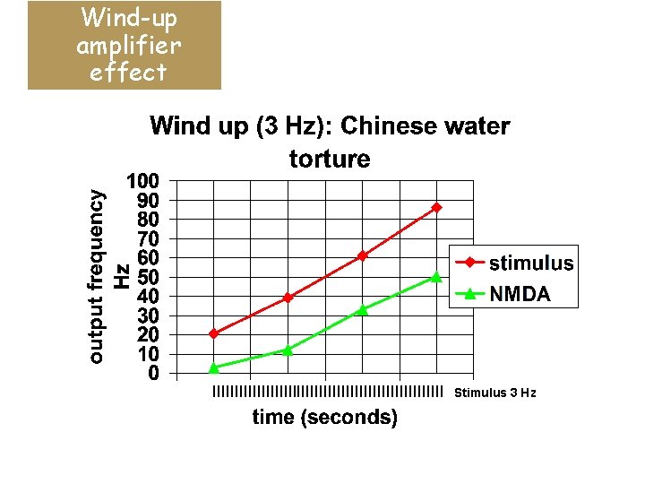 Wind-up amplifier effect IIIIIIIIIIIIIIIIIIIIIIIIII Stimulus 3 Hz 