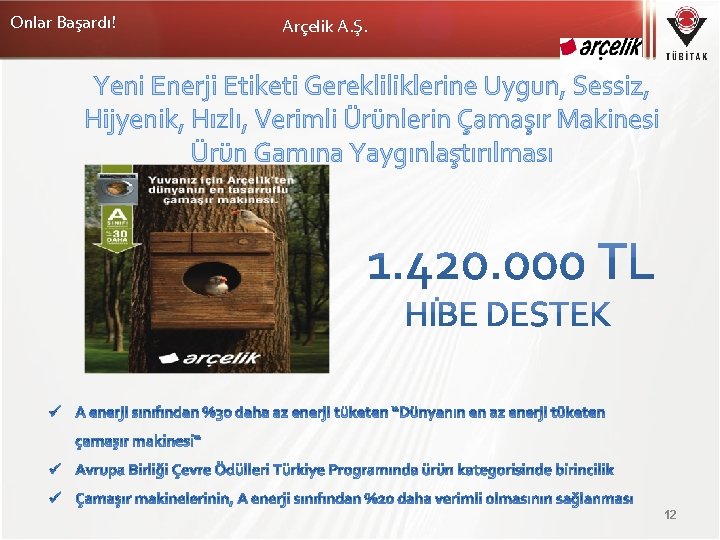 Onlar Başardı! Arçelik A. Ş. Yeni Enerji Etiketi Gerekliliklerine Uygun, Sessiz, Hijyenik, Hızlı, Verimli