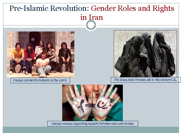 Pre-Islamic Revolution: Gender Roles and Rights in Iranian university students in the 1970's Pre