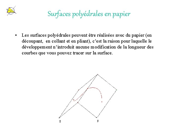 Surfaces polyédrales en papier • Les surfaces polyédrales peuvent être réalisées avec du papier