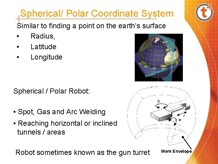 Spherical/ Polar Coordinate System Similar to finding a point on the earth’s surface • Spherical/ Polar Coordinate System Similar to finding a point on the earth’s surface •