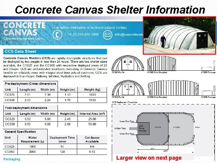 Concrete Canvas Shelter Information ESA Moon Village based in part on shelters sold by
