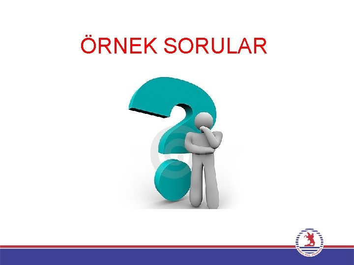 ÖRNEK SORULAR 
