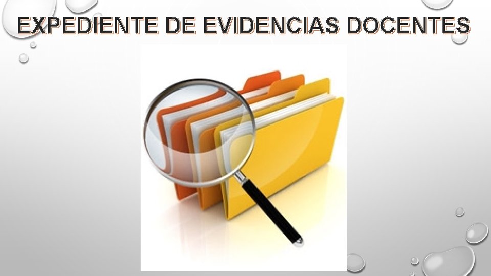 EXPEDIENTE DE EVIDENCIAS DOCENTES 