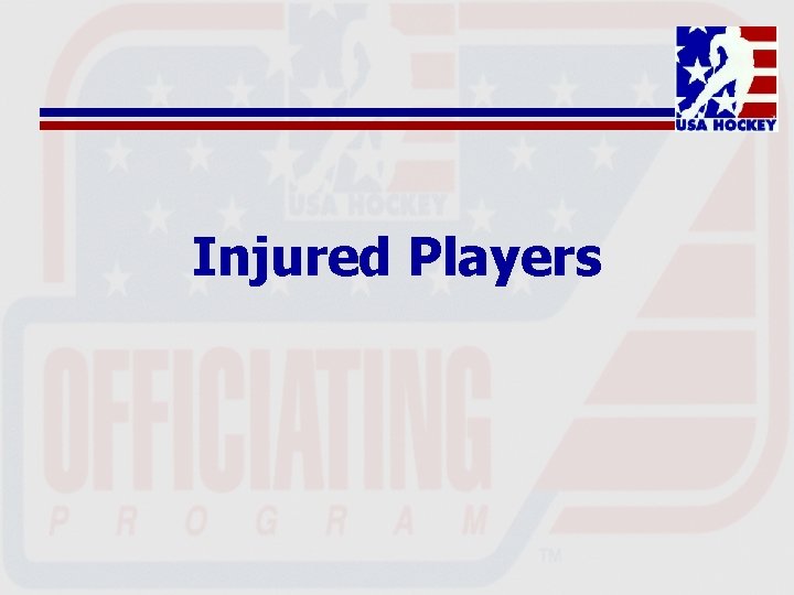 Injured Players 