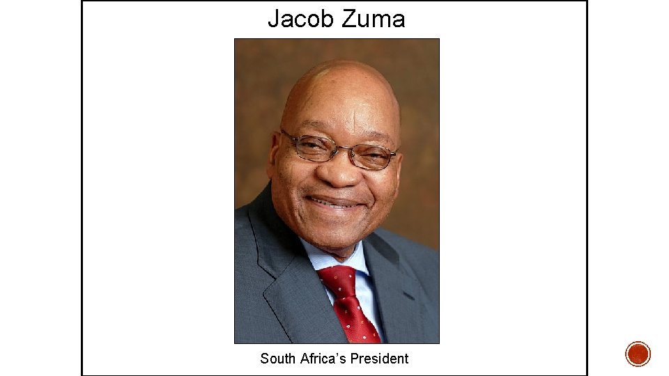 Jacob Zuma South Africa’s President 