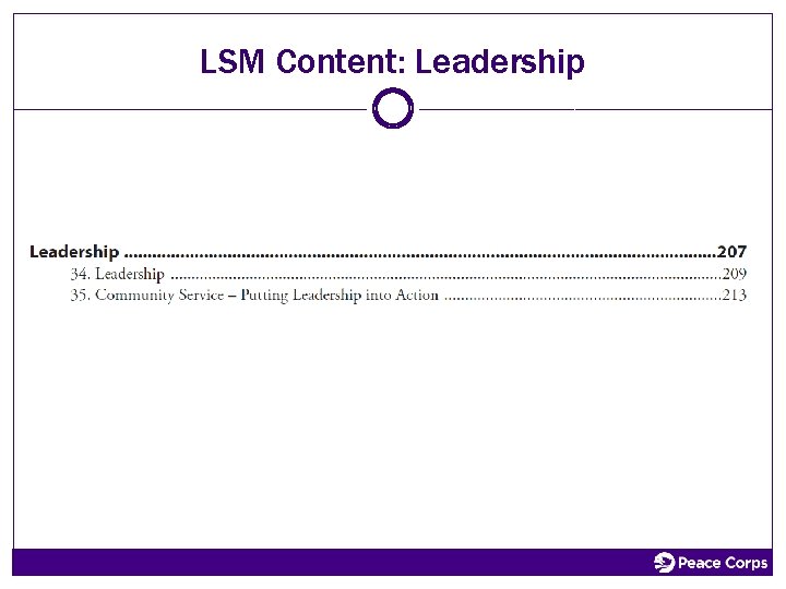 LSM Content: Leadership 