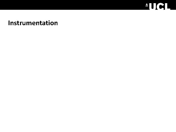 Instrumentation 