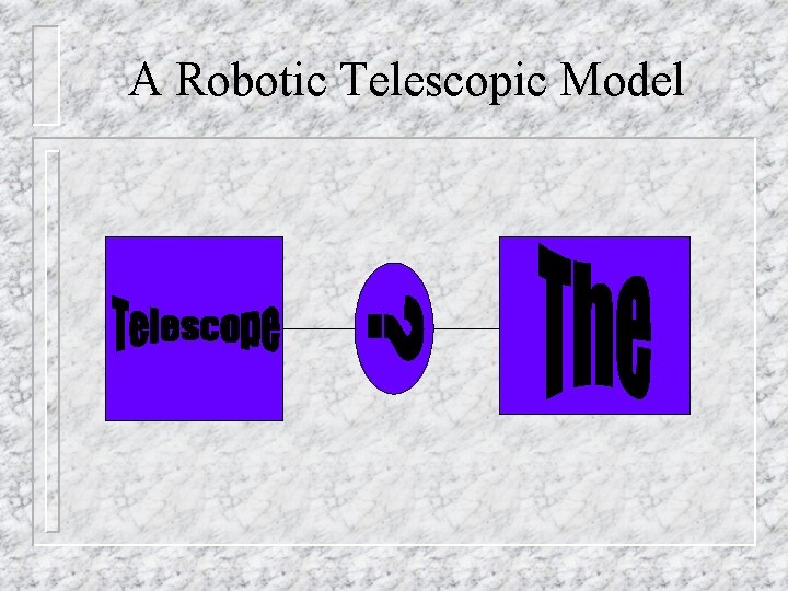 A Robotic Telescopic Model 