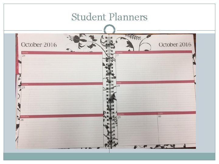 Student Planners 