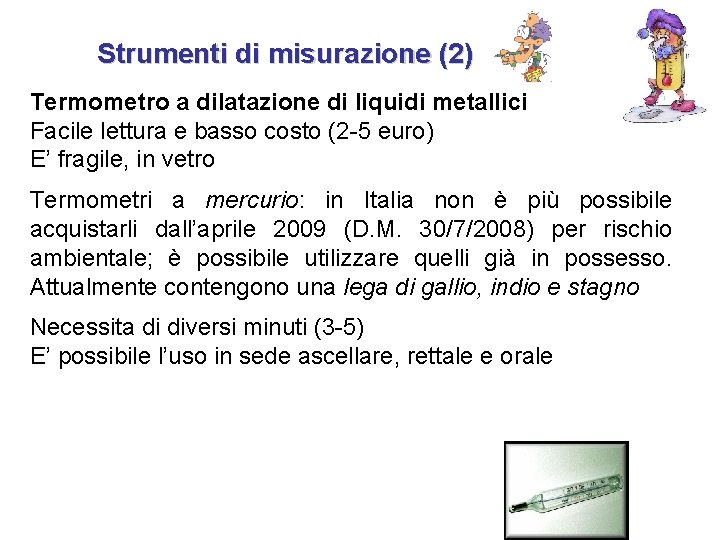 Strumenti di misurazione (2) Termometro a dilatazione di liquidi metallici Facile lettura e basso
