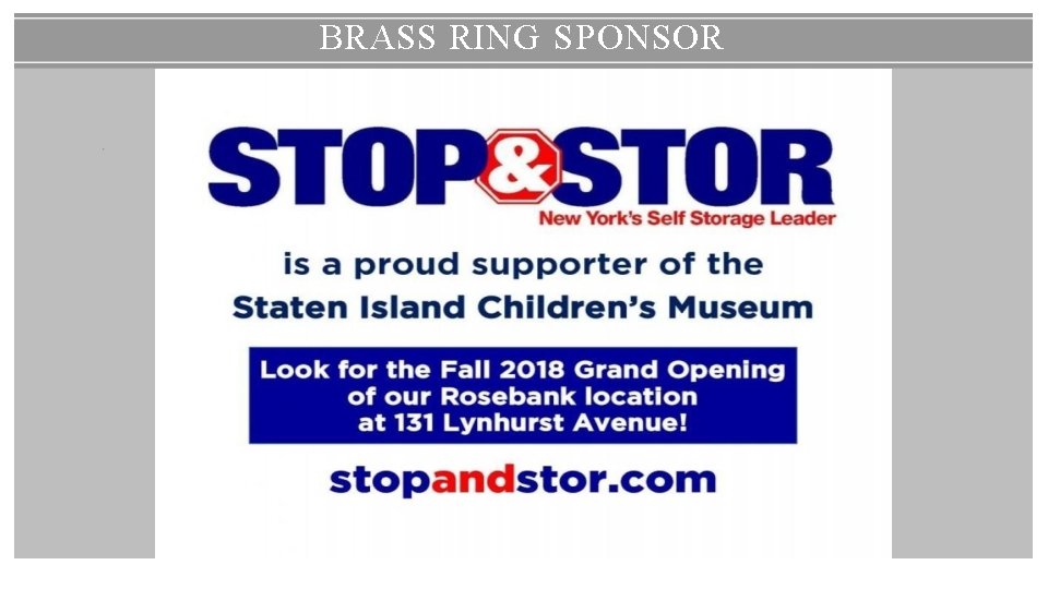 BRASS RING SPONSOR 