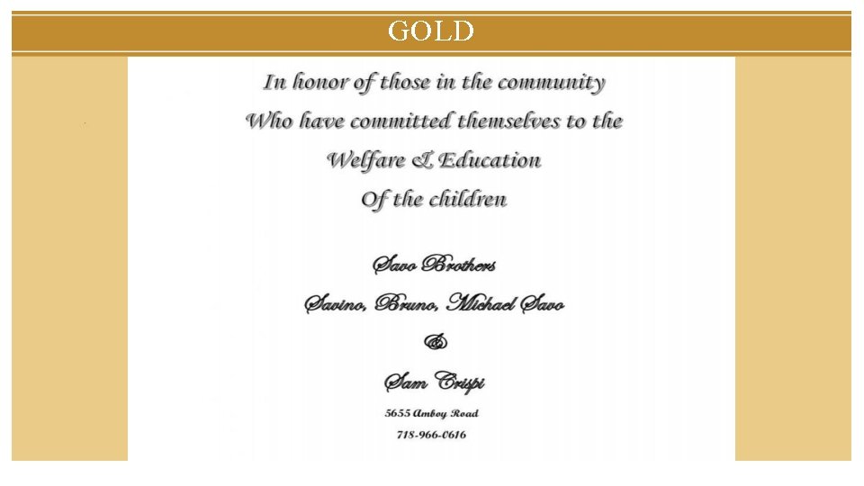 GOLD 