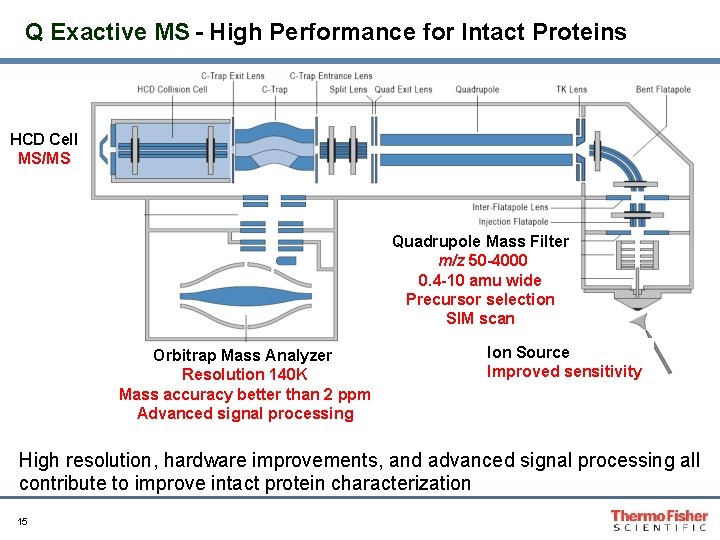 Q Exactive MS - High Performance for Intact Proteins HCD Cell MS/MS Quadrupole Mass