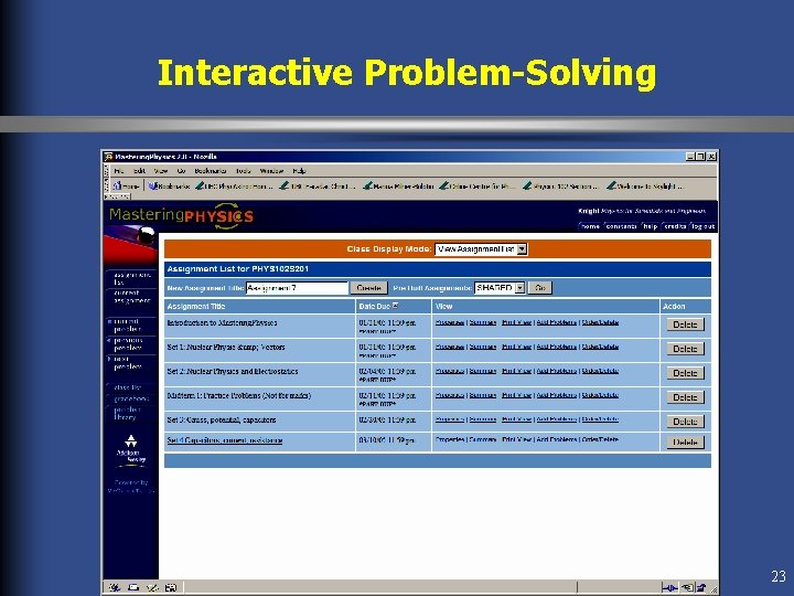 Interactive Problem-Solving 23 Interactive Problem-Solving 23