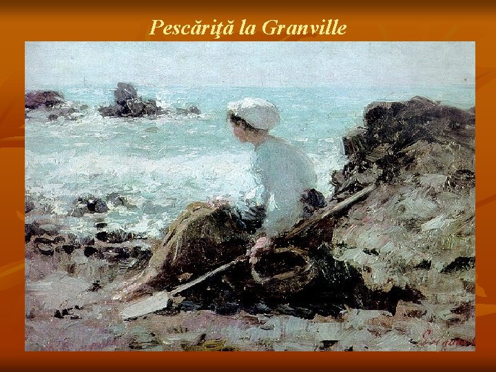 Pescăriţă la Granville 