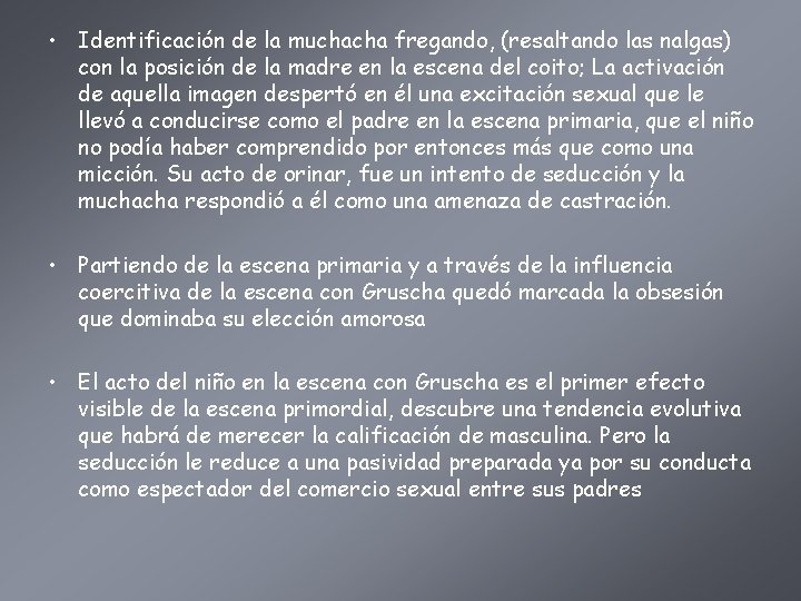  • Identificación de la muchacha fregando, (resaltando las nalgas) con la posición de