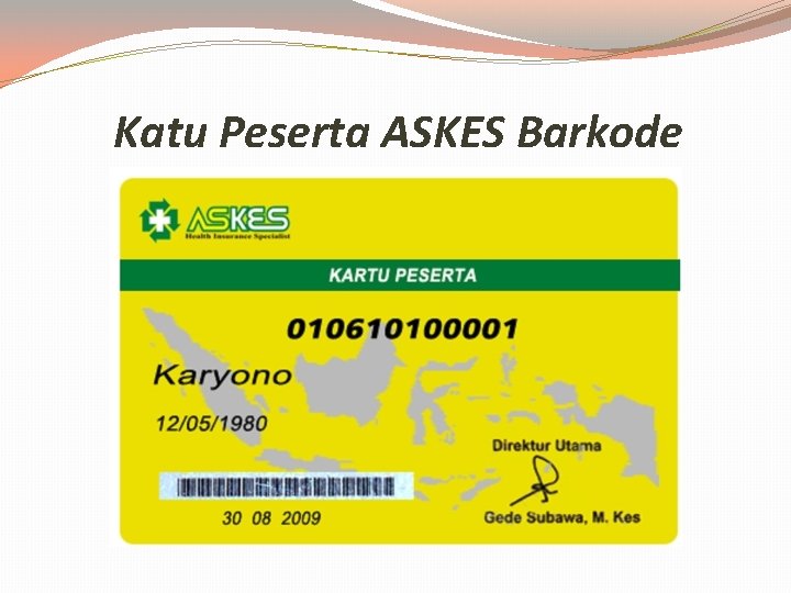 Katu Peserta ASKES Barkode 