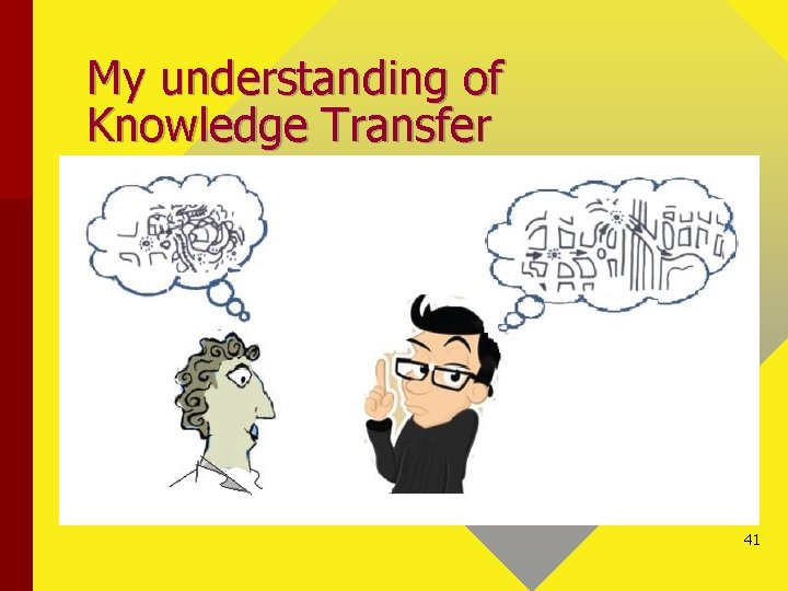 My understanding of Knowledge Transfer 41 