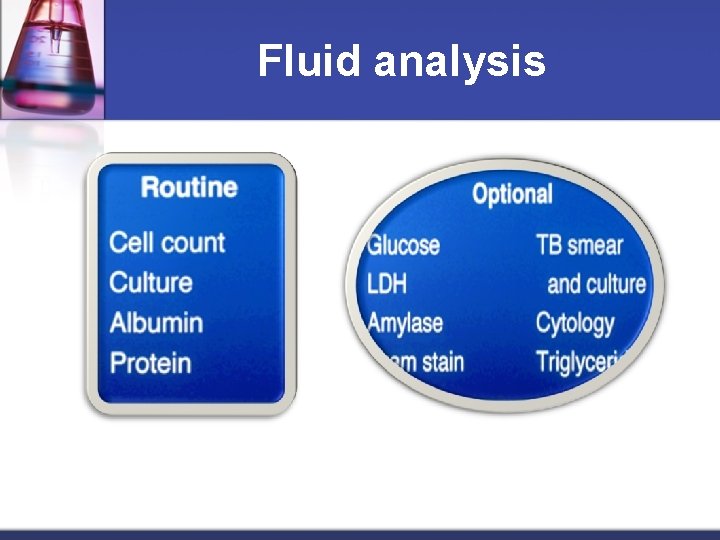 Fluid analysis 