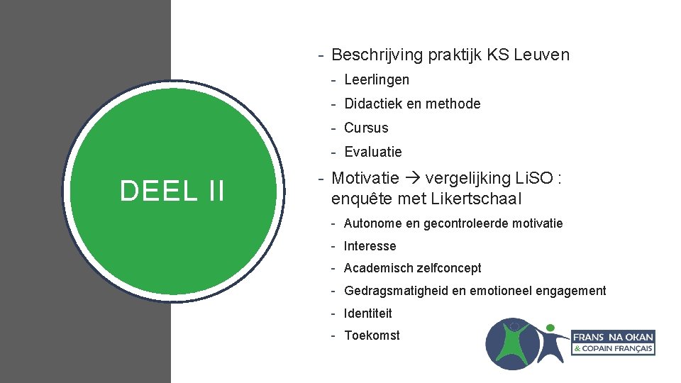 - Beschrijving praktijk KS Leuven - Leerlingen - Didactiek en methode - Cursus -