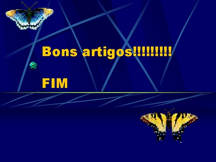 Bons artigos!!!!! FIM 